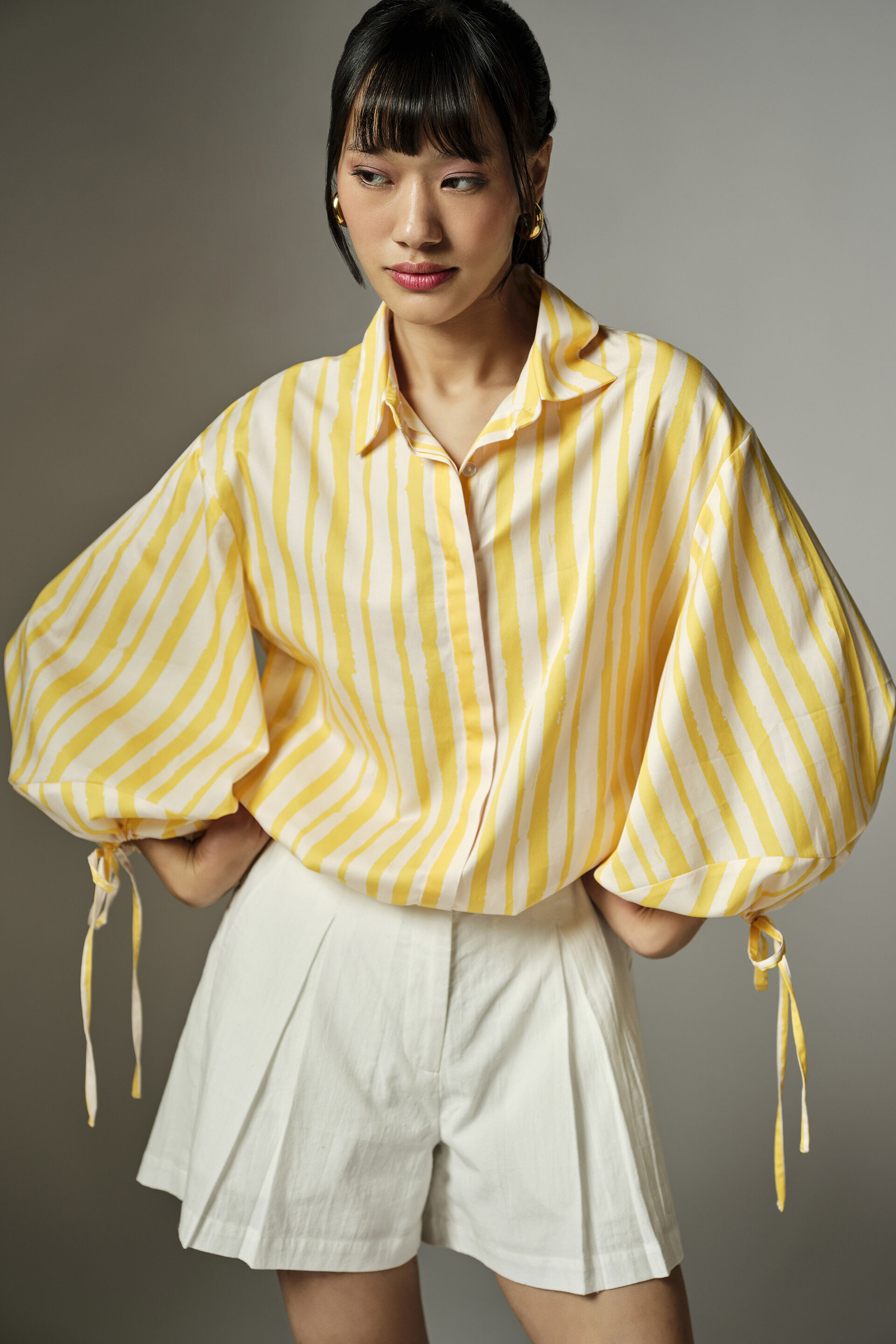 Karyne Striped Cotton Shirt